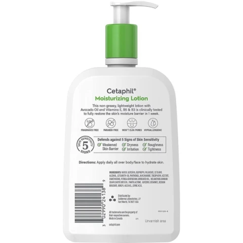 Cetaphil Yüz ve Vücut İçin Nemlendirici Losyon 591ML