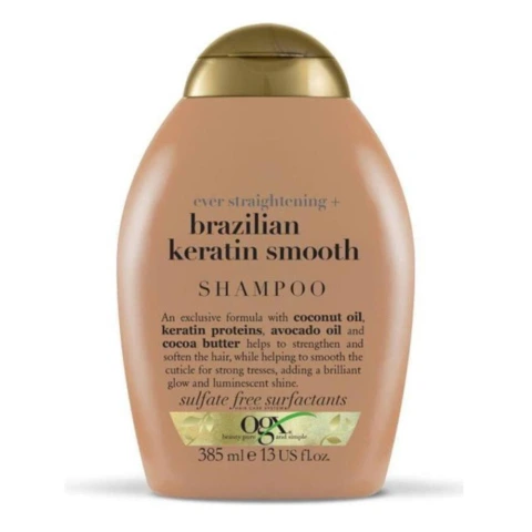 OGX Organix Brazilian Keratin Smooth Düzleştirici Şampuan 385ml
