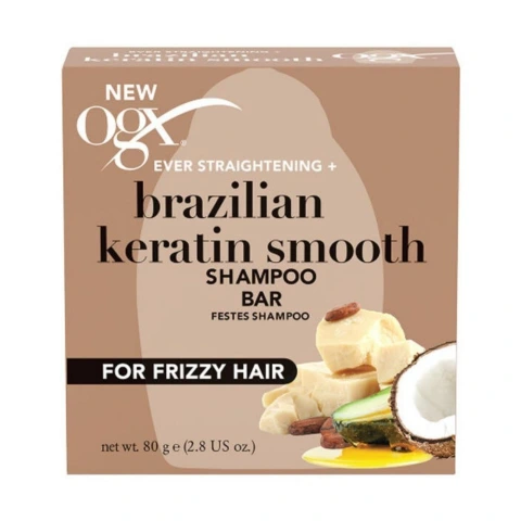 Ogx Brazilian Keratin Smooth Katı Şampuan 80gr