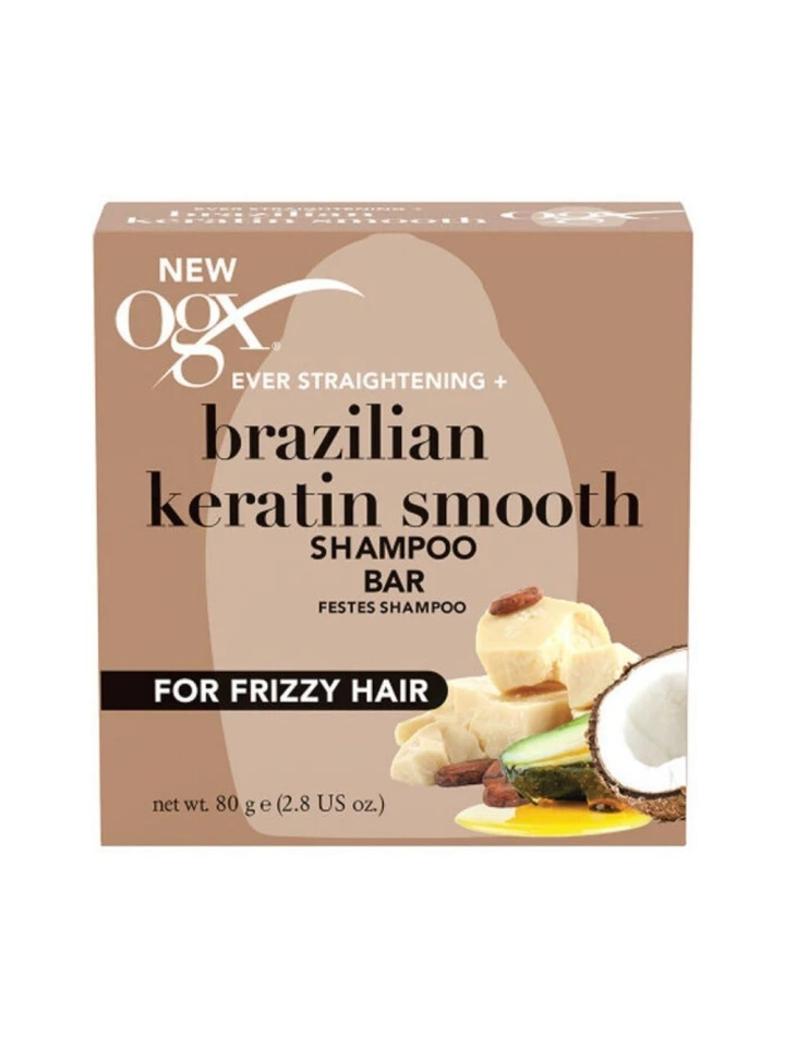Ogx Brazilian Keratin Smooth Katı Şampuan 80gr