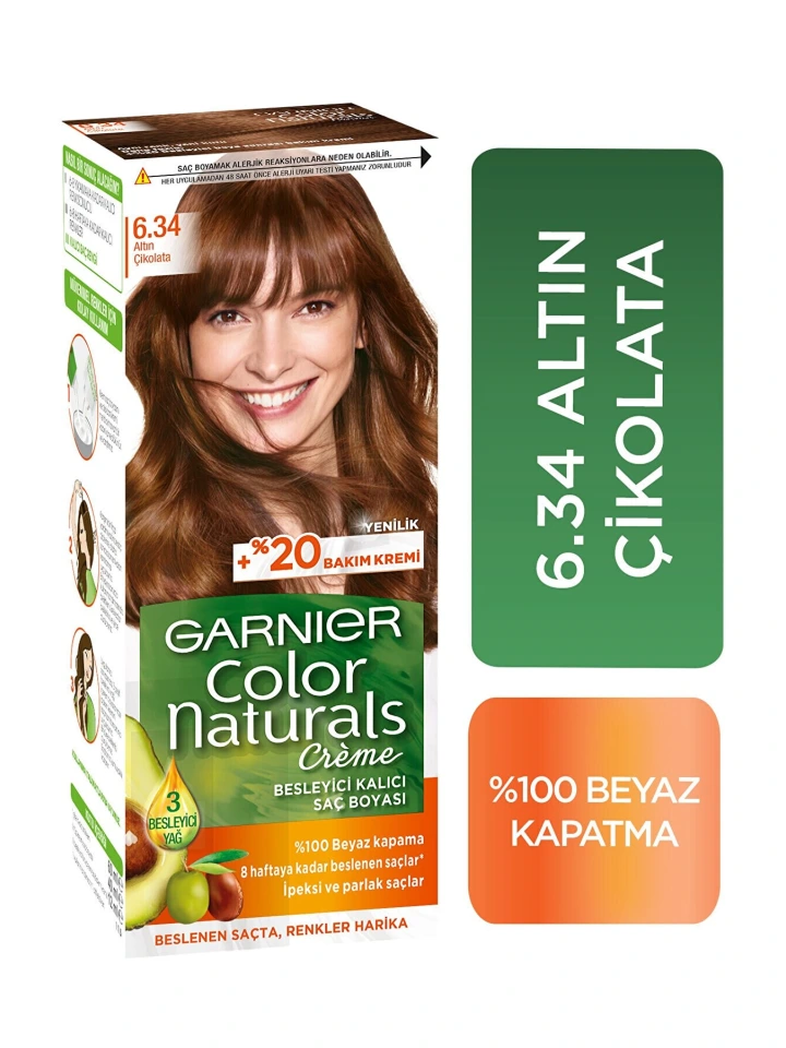 Garnıer Color Naturel 6 34 Bl Fon Do Cuı Saç Boyası