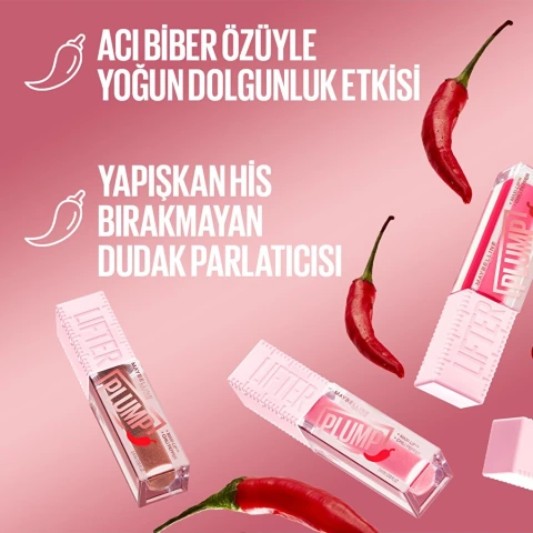 Maybelline New York Lifter Plump Dudak Parlatıcısı - 001 Blush Blaze