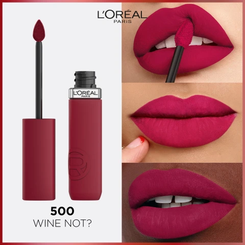 Loreal Paris Infailible Matte Resistance Likit Mat Ruj - 500 Wine Not