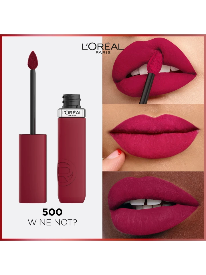 Loreal Paris Infailible Matte Resistance Likit Mat Ruj - 500 Wine Not