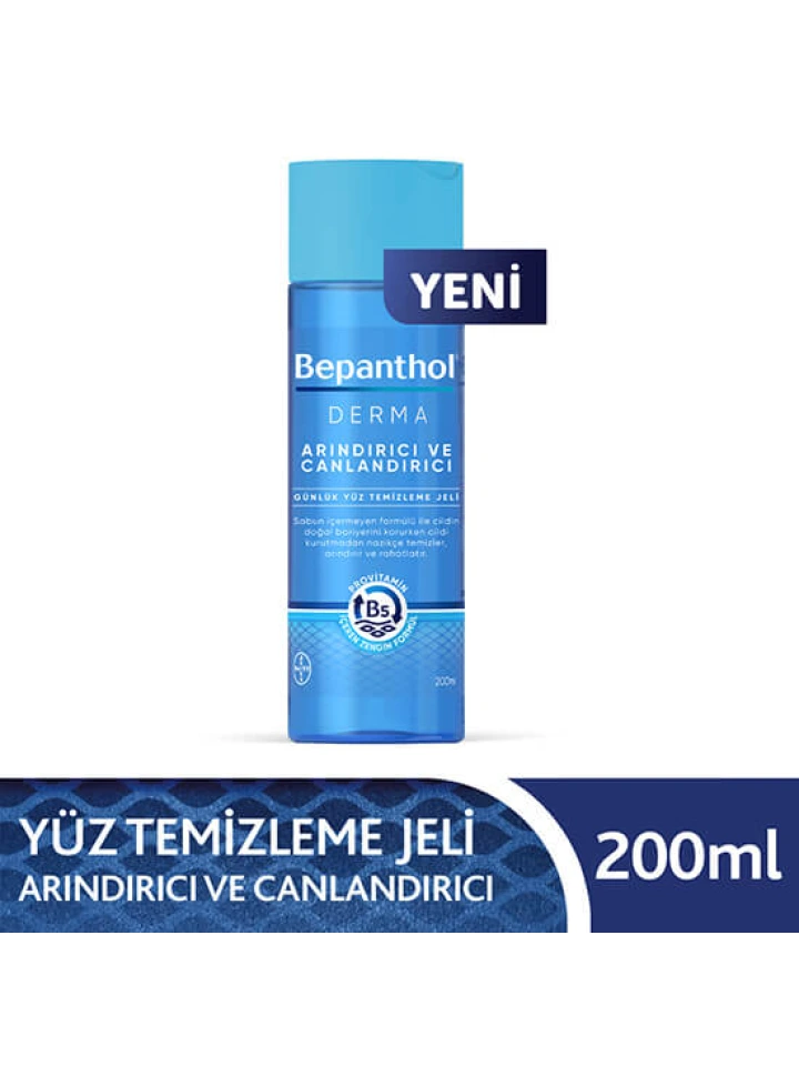 Bepanthol Derma Arındırıcı Canlandırıcı Günlük Yüz Temizleme Jeli 200 Ml