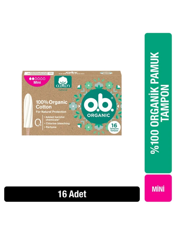 O.B. Tampon Organic 16'lı