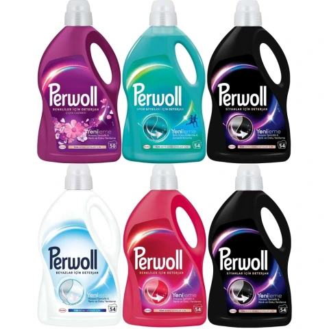 Perwoll Sıvı Çamaşır Deterjanı 17.6 Litre Karma Set 6'lı Set 320 Yıkama