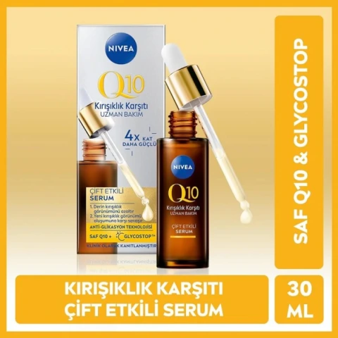Nivea Kırışıklık Karşıtı Yüz Bakım Serumu Q10 30 Ml