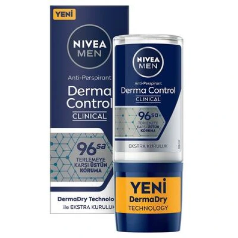 Nivea Derma Control Clinical Erkek Roll On 50 Ml