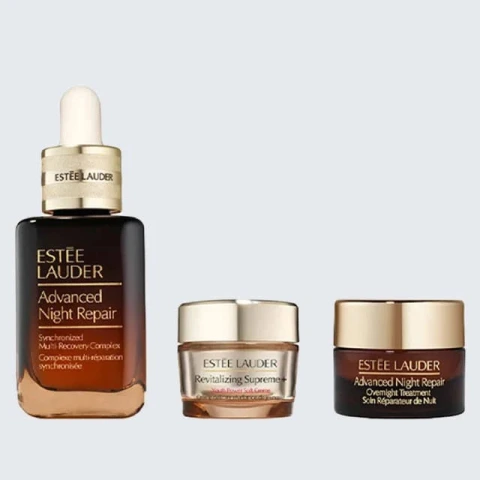 Estee Lauder Advanced Night Repair 50 Ml Nightly Renewal Cleanse Repair Glow Set