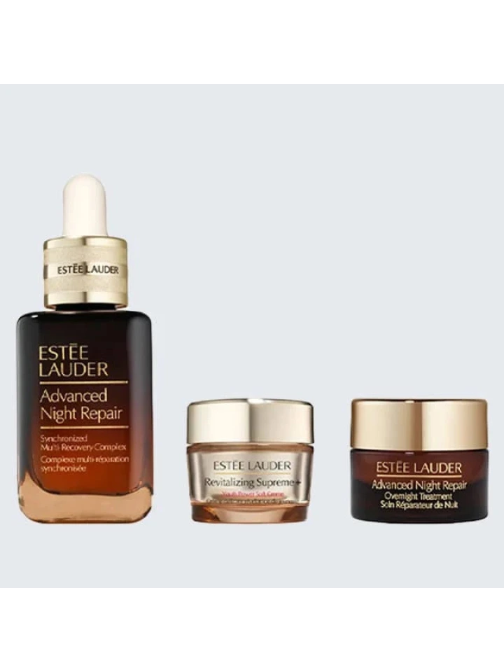 Estee Lauder Advanced Night Repair 50 Ml Nightly Renewal Cleanse Repair Glow Set