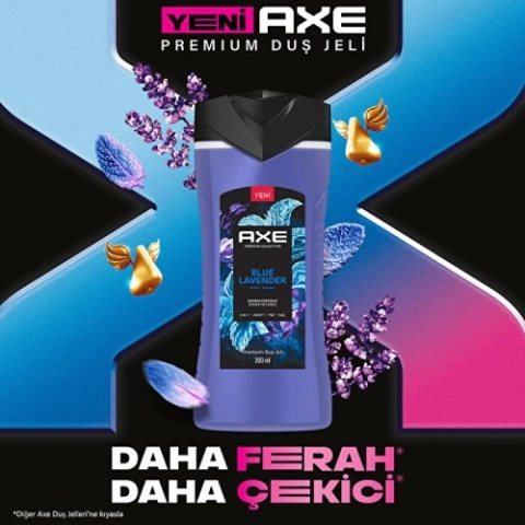 Axe Premium Collection Duş Jeli 3 in 1 Blue Lavender 300 ml