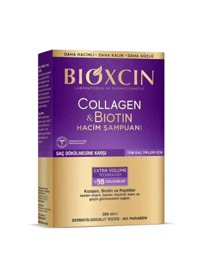 Bioxcin Collagen & Biotin Ekstra Hacim Dolgunlaştırıcı Şampuan 300ml