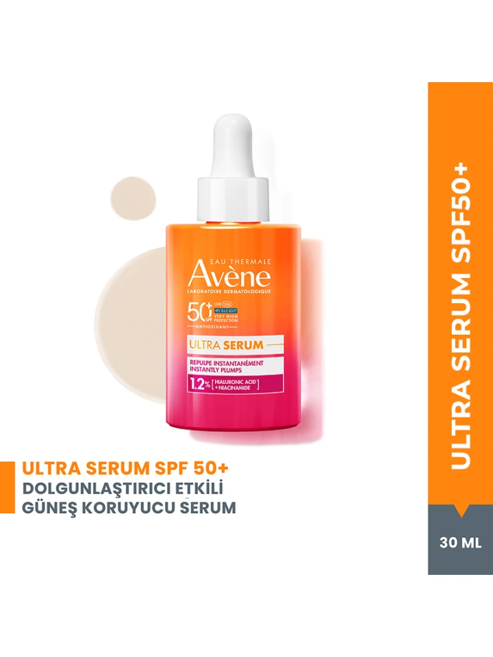 Avene Ultra Serum Dolgunlaştırıcı Etkili SPF50 Güneş Koruyucu Serum 30 ml