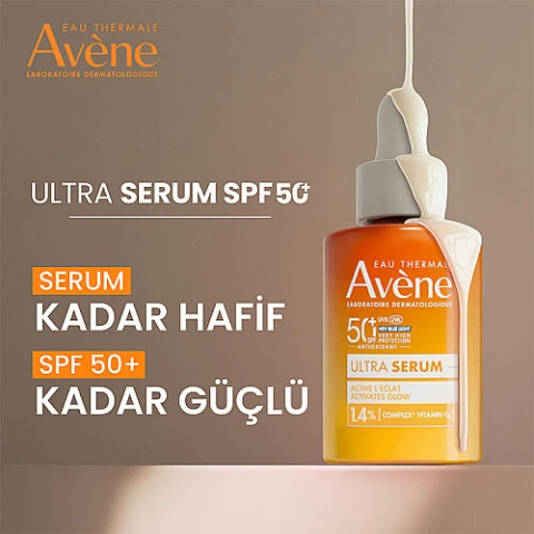 Avene Ultra Serum Aydınlatıcı Etkili SPF50 Güneş Koruyucu Serum 30 ml